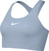 Nike Damen Bra W Nk Swsh Med SPT Bra, Lt Armory Blue/White, DX6821-440, L