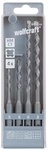 wolfcraft Betonbohrer-Set HM-best&uuml;ckt, SDS-plus, &Oslash; 5-10 mm, 6-tlg. I 8456000 I F&uuml;r