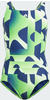 adidas Girl's Performance 3-Stripes Graphic Swimsuit Kids Badeanzug, Green...