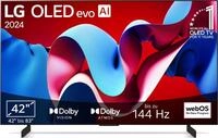 LG OLED42C47LA TV 42" (106 cm) OLED evo Fernseher (&alpha;9 Gen7 4K AI-Prozessor, webOS