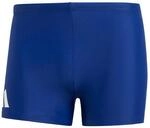 adidas Men's Solid Swim Boxers, Dark Blue/White, 36