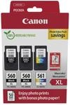 Canon Tintenpatronen & Papier-Multipack - PG-560XL/CL-561XL Original...