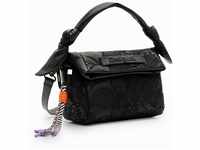 Desigual Women's Alpha LOVERTY 3.0 MIN Accessories PU Hand Bag, Black