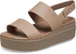 Crocs Brooklyn Low Wedge, Damen | L&auml;ssige Sandalen
