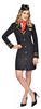 amscan 9911186 Sally Stewardess Kostüm für Erwachsene Damen Kleidergröße...