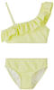 name it Girl's NKFZILINE Box Bikini, Lemon Tonic, 110/116