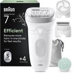 Braun Silk-&eacute;pil 7 SkinSpa All-In-One-Set, Epilierer Damen / Haarentferner f&uuml;r