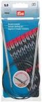 Prym 212164 Rundstricknadeln MS 80 cm 5,00 mm silberfarbig