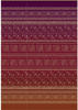 Bassetti Brenta Plaid aus 100% Baumwolle in der Farbe Rubinrot R1, Maße:...