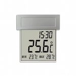 TFA Dostmann Vision Solar digitales Fensterthermometer, 30.1035, gro&szlig;es...