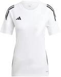 adidas Damen Tiro 24 Shirt, White/Black, S