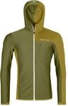 ORTOVOX FLEECE LIGHT GRID HOODED JKT M, wild herbs, S
