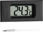TFA Dostmann Digitales Einbauthermometer mit F&uuml;hlerkabel (3m), 30.2025,...