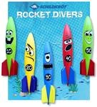 Schildkr&ouml;t Rocket Divers Set - 5 Unterwasserraketen - Tauchspielzeug f&uuml;r Kinder ab