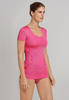 Schiesser Damen Sport Shirt 1/2 Thermounterwäsche-Oberteil, Rot (Pink-Mel....