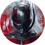 Komar Marvel DOT runde und selbstklebende Vlies Fototapete - Avengers Painting