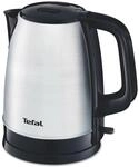 Tefal KI150D Wasserkocher (1,7 Liter, 2400 Watt, kabellos) edelstahl/schwarz,