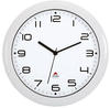 ALBA LAUTLOSE Uhr, weiß, 30 cm