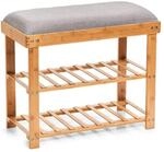 ZELLER PRESENT SCH&Ouml;NER LEBEN. PRAKTISCH WOHNEN. Schuhbank, Holz, Grau, 60 x 29...
