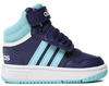 adidas Unisex Baby Hoops Mid Shoes Sneakers, Dark Blue/Light Aqua/FTWR White,...