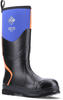 Muck Boots Unisex Chore Max S5 Gummistiefel, Blau, Orange, 43 EU