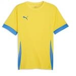 Puma Unisex Teamgoal Matchday Jr Fu&szlig;balltrikot, Faster Yellow-Electric Blue
