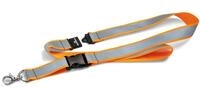 Durable Sicherheits-Schl&uuml;sselband reflektierend, mit Karabiner und