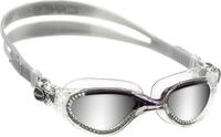 Cressi Flash Goggles Clear/Clear Blue Mirrored Lens, Herren Schwimmbrille mit
