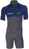 Beuchat Unisex-Adult Atoll Kurzer Anzug dorsal Reißverschluss, blau, Small