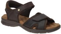 Panama Jack Herren Sanders Flat Sandal, Marron C17, 40 EU