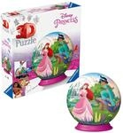 Ravensburger 3D Puzzle-Ball Disney Princess - Puzzle ab 6 Jahre | 72 Teile,