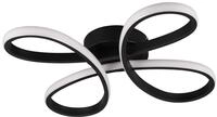 Trio Leuchten LED Deckenleuchte Fly 645610132, Metall Schwarz matt, inkl. 22...