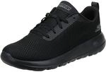 Skechers Herren Go Walk Max Effort Sneaker, Black Textile Trim, 45.5 EU