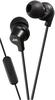 JVC HA-FR15-B-E In-Ear-Kopfhörer mit Fernbedienung/Mikrofon, Schwarz (schwarz)