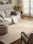 Hanse Home Wolly Teppich &ndash; Wohnzimmerteppich Flachgewebe Kurzflor Woll-Optik...