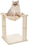 Amazon Basics Katzen-Kratzbaum mit Haus, H&auml;ngematte, Bett und Kratzstamm, 41 x 51 x