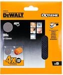 DEWALT Schleifgitter Extreme (80er K&ouml;rnung, 125 mm &Oslash;, mit Klettfix, f&uuml;r den