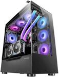 Mars Gaming MC-ULT, Custom XXL E-ATX Gaming-Geh&auml;use, Dual 90&deg; Rahmenloses