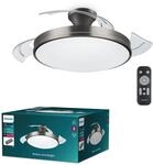 PHILIPS Atlas Deckenventilator mit einziehbaren Fl&uuml;geln und LED-Beleuchtung, 3
