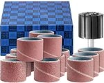 PFERD Schleifh&uuml;lsen-Set, 13-tlg. | Korund &Oslash;22x20mm A 60, 80, 150, 240 inkl....