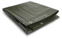 PolyTarp 210 PE-Abdeckplane (Farbe Gr&uuml;n, 3 m rund, 13 mm &Ouml;sen im verst&auml;rkten...