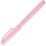 Pentel SES15C-P3X Brush Sign Pen blassrosa, Faserschreiber, pinsel&auml;hnliche Spitze, 1