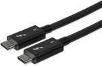 StarTech.com 80cm Passives Thunderbolt 3 Kabel, 40Gbps, 100W PD, 4K/5K Video,