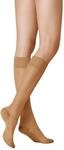 KUNERT Damen Kniestr&uuml;mpfe Cotton Sole 20 hautsympatisch 20 DEN Cashmere 0540 35-38
