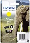 Epson 24 Yellow Elephant Genuine, Claria Photo HD Ink Cartridge