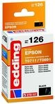 edding Druckerpatrone EDD-126 - Einzelpatrone- Schwarz - 9 ml - Reichweite 270...
