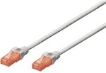 DIGITUS LAN Kabel Cat 6 &ndash; 1 m &ndash; U/UTP Ungeschirmt &ndash; 1 Gbit/s &ndash; 250 MHz...