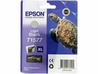 Epson T1577 Tintenpatrone Schildkröte, Singlepack, hell schwarz