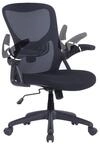 byLIVING B&uuml;rostuhl Flex/Kunststoff schwarz, Netzstoff schwarz/Wippmechanik/Armlehne