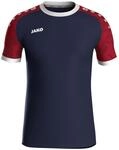 JAKO Iconic Trikot Kinder Navy, Chili Red, Gr. 140 - Nachhaltiges Sport Shirt...